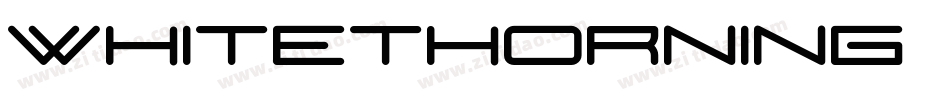 Whitethorning Bold字体转换